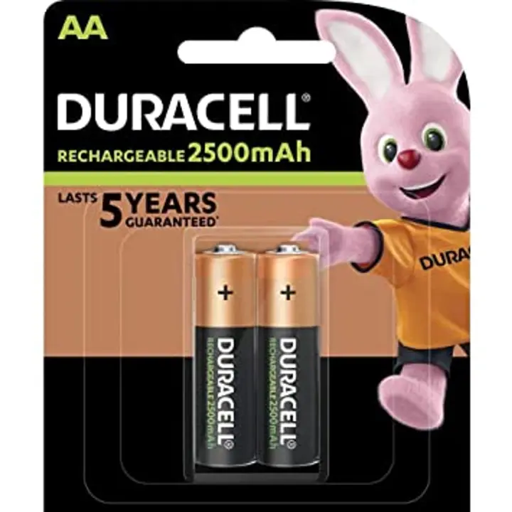 Duracell Rechargeable AA/2 (2500mAh), nm1500, aa2, lr6, hr6, dc1520
