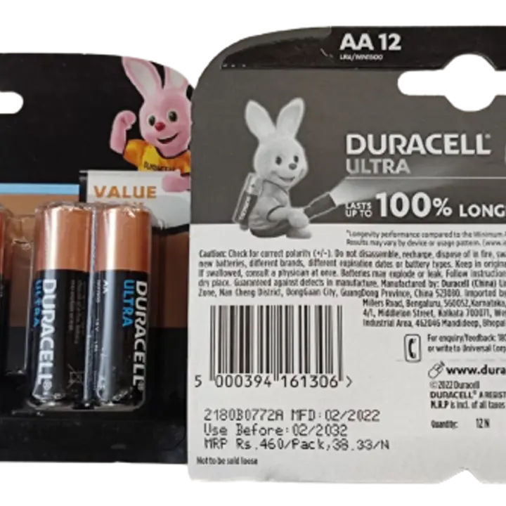 Duracell AA + AAA 1.5V Battery (Pack of 24)