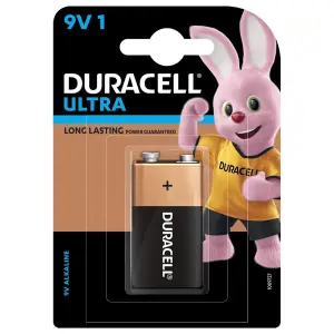 Duracell 9V/1, 6LR61, 9V1, MN1604, 6LR1, PC1604, 1604LC, K9V, 6AM-6, 4022, 6AM6,