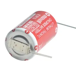 Maxell ER17/33 3.6V 1600mAh Lithium Thionyl Chloride Battery – 2/3A Size, Non-Rechargeable