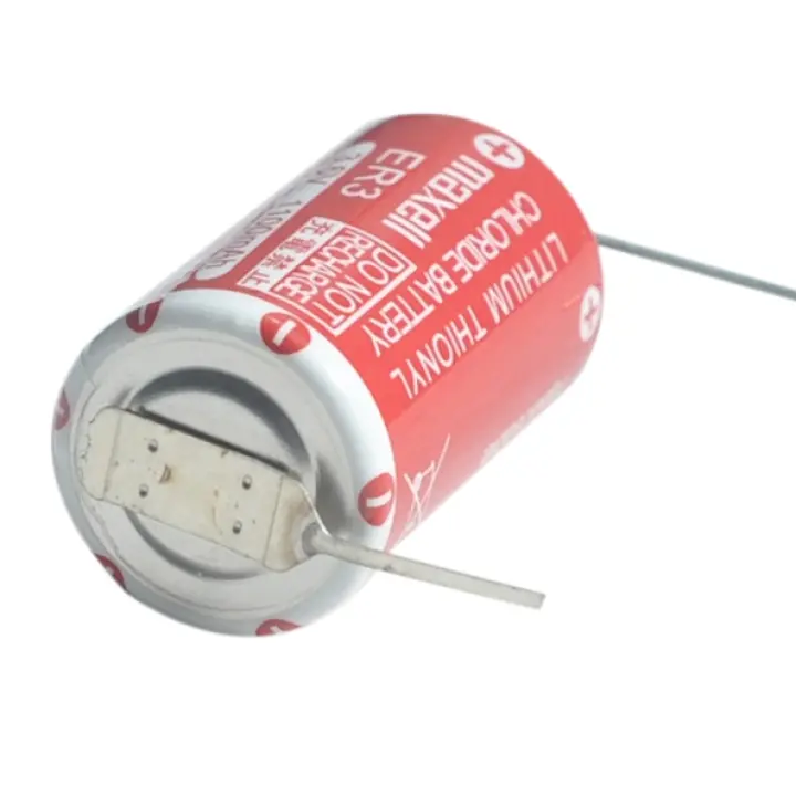 Maxell ER17/33 3.6V 1600mAh Lithium Thionyl Chloride Battery – 2/3A Size, Non-Rechargeable