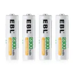EBL AA Rechargeable Batteries – 2300mAh NiMH Cells (Pack of 4)