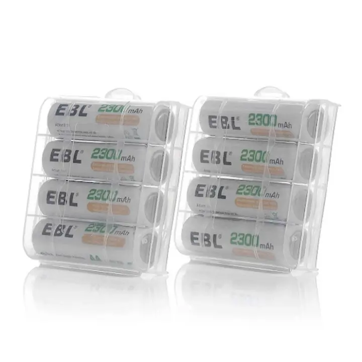 EBL AAA Rechargeable Batteries – 1100mAh NiMH Cells (Pack of 4, 1.2V)