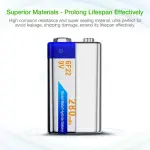 EBL 9V 280mAh NiMH Rechargeable Battery – High-Capacity Power Cell