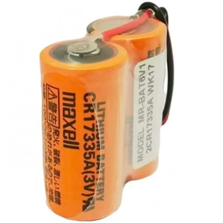 Maxell MR-BAT6V1 6V 1650mAh Lithium Battery – 2CR17335A WK17 for PLC Systems