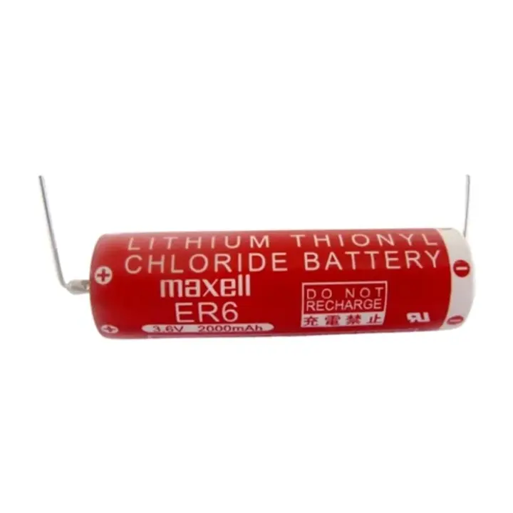 Maxell ER6 3.6V 2000mAh Lithium Thionyl Chloride Battery – AA Size, Non-Rechargeable