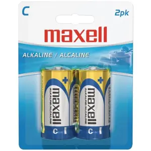 Maxell C Cell Alkaline Batteries – 1.5V Power, Pack of 2