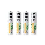 EBL AAA 1100mAh Rechargeable Battery | Pack of 4