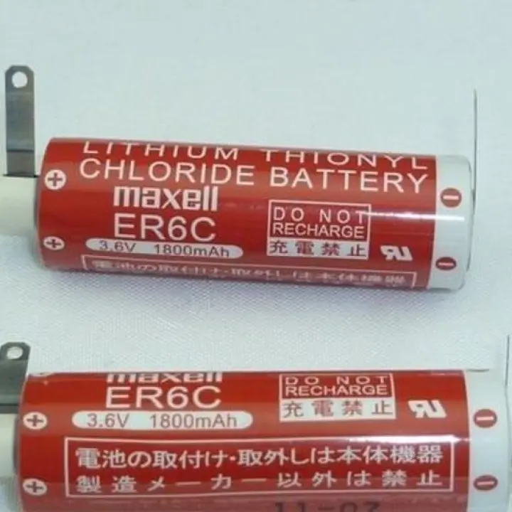 Maxell ER6C 3.6V 1800mAh Lithium Thionyl Chloride Battery – AA Size, Non-Rechargeable