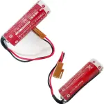 Maxell ER17/50 3.6V 2750mAh Lithium Thionyl Chloride Battery – Brown Sleeve, 2-Pin Connector
