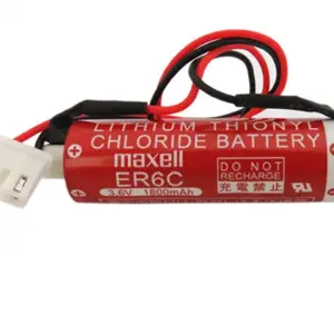 Maxell ER6C 3.6V 1800mAh Lithium Thionyl Chloride Battery – With Connector