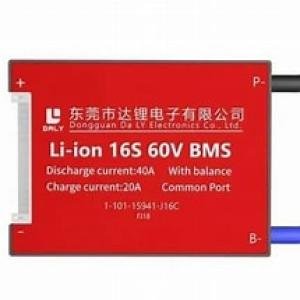 Daly 16S 60A Waterproof BMS for NMC Lithium-Ion Battery Packs (Model 082d)