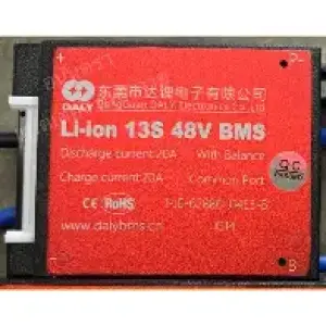 Daly 13S 50A Waterproof BMS for NMC Lithium-Ion Battery Packs (Model 10dc)