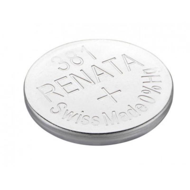 Renata 381 SR1120SW (Original) 1.55V 50mAh Silver Oxide Button Cell Battery