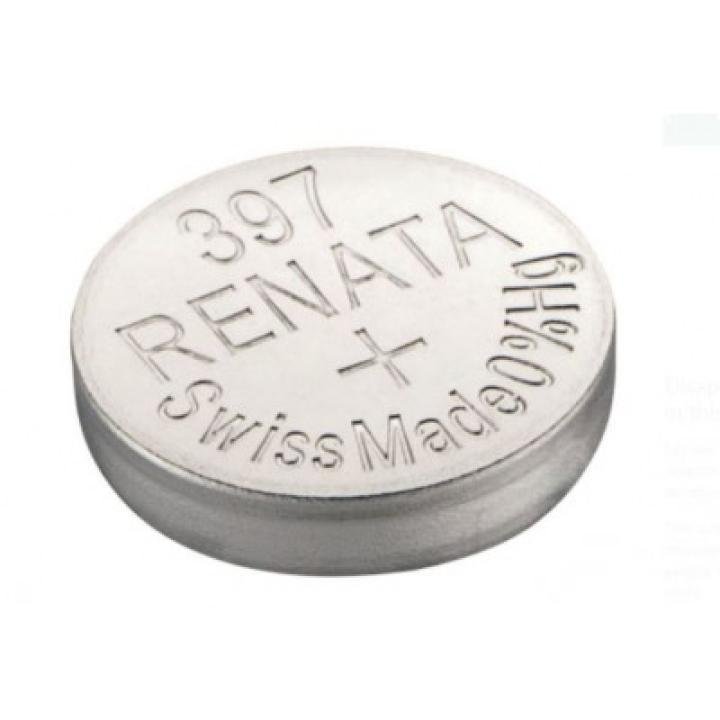 Renata 397 SR726SW (Original) 1.55V 32mAh Silver Oxide Button Cell Battery