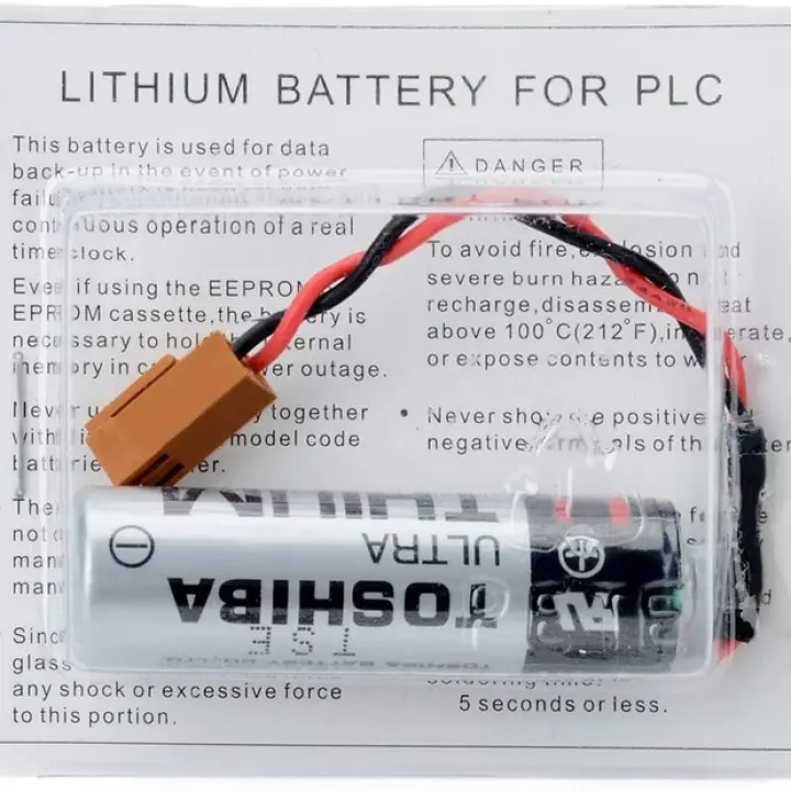 Toshiba ER6V/3.6V Lithium Battery with Brown pin