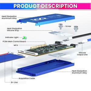 DALY100 BALANCE 8S-24S 60A SMART BMS WITH BLUETOOTH & ACTIVE BALANCING