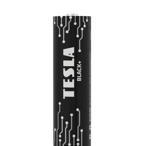 Tesla Batteries Black+ AA Maximum Power Alkaline Batteries, 10- Year Shelf Life, A Long-Lasting Battery Life, Leak-Free, LR06, 24 Count