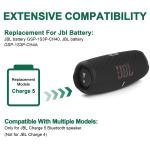 7800mAh Battery for JBL Charge 5 Bluetooth Speaker, Replacement for JBL GSP-1S3P-CH40 GSP-1S3P-CH4A Battery