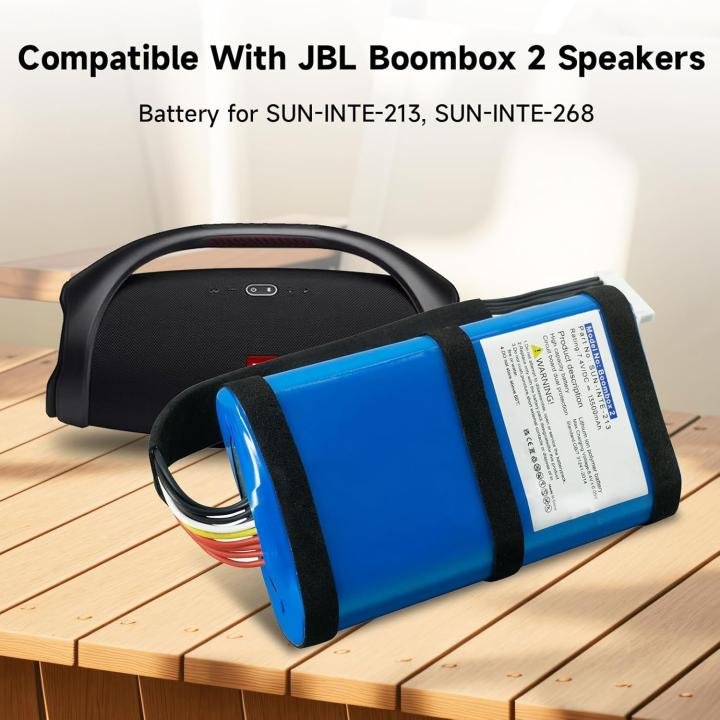 13500mAh Battery for JBL Boombox 2, Boombox 2 Gen, Boombox 3, SUN-INTE-213, SUN-INTE-268 / IDA109GA / ICA068GA Wireless Bluetooth Speaker