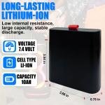 JBL PartyBox Stage 320 and Xtreme 4 Portable Speaker, Replacement for JBL Battery 400, 7.4V, 10000mAh, Lithium ion