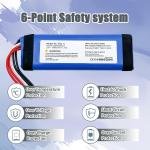 Replacement 3000mAh Li-ion Battery Compatible for JBL Flip 4, Flip 4 Special Edition