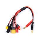 20cm 14AWG 4.0mm Banana Plug to XT60, XT30, DC5.5,JST & T Plug Charger Adapter Cable