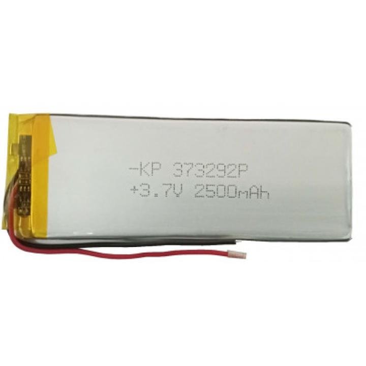 3.7V 2500mAH (Lithium Polymer) Lipo Rechargeable Battery Model KP-373292