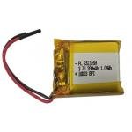 3.7V 280mAH (Lithium Polymer) Lipo Rechargeable Battery Model PL-552325