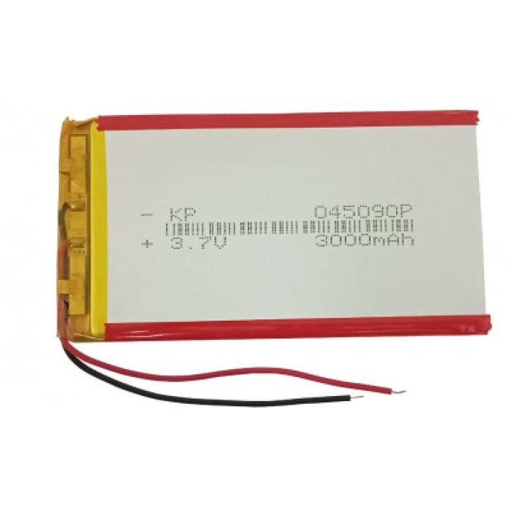3.7V 3000mAH (Lithium Polymer) Lipo Rechargeable Battery Model KP-045090