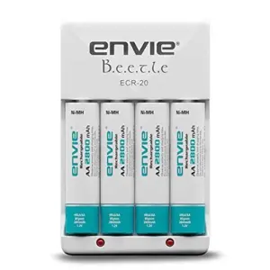 ENVIE (ECR20+AA2800 4PL) Charger for AA & AAA Rechargeable Batteries