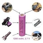 3.7v 1200Mah Ni-MH Lithium-Ion Rechargeable Battery