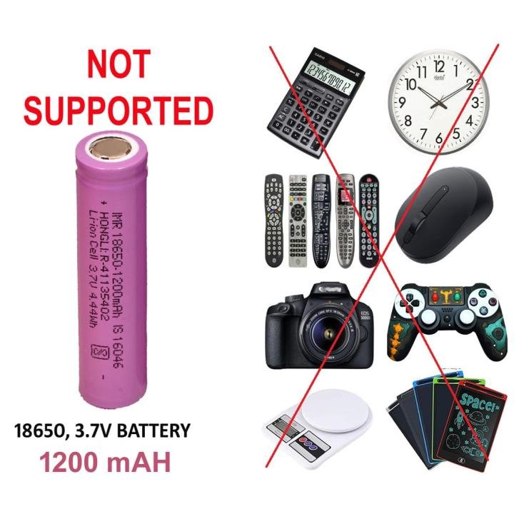 3.7v 1200Mah Ni-MH Lithium-Ion Rechargeable Battery
