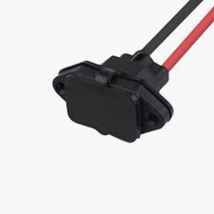 IEC MALE CONNECTER -SPRING CAP WITH 15CM 10AWG WIRE (165f)