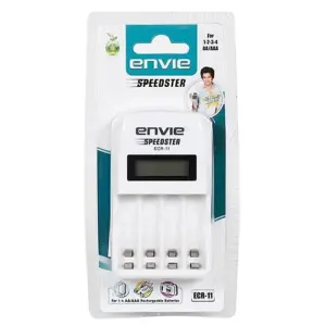 Envie ECR 11 Speedster LCD Charger for AA and AAA Ni-mh Rechargeable Battery