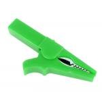 Green 55mm Copper Insulated Crocodile Clip Opening 10mm for Banana Plug 4mm