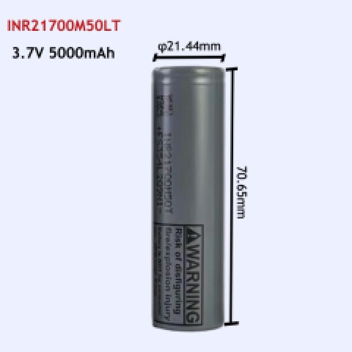 Grade A LG 21700 battery 3.7V 5000mAh 27100 battery INR21700M50LT