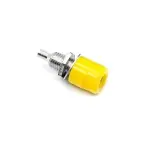 Yellow 4mm Banana Jack Socket 7.5mm Panel Socket