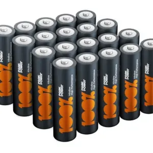 100% Peakpower AA Alkaline Batteries Pack Of 20