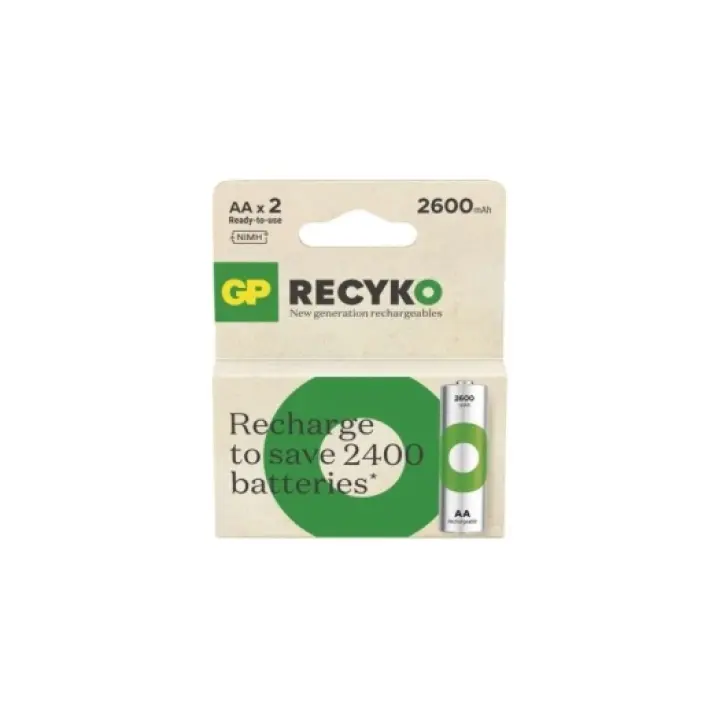 GP ReCyko AA 2600mAh Rechargeable Battery (Pack of 2)