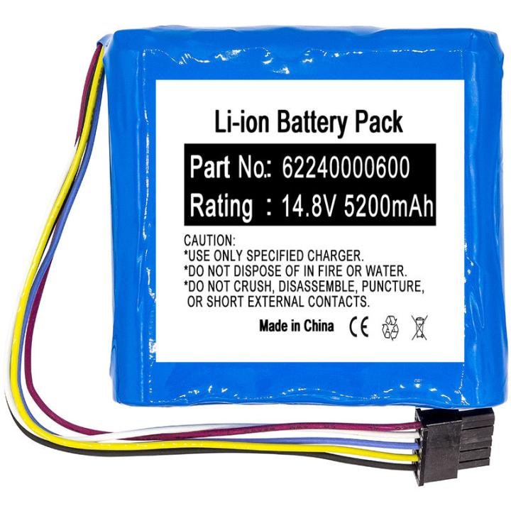 14.8V 5200mAh Li-ion Medical Battery for ATS 2000 / 4000TS Monitors (62240000600 / 60-4000-702-00)
