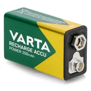 VARTA 9V 200MAH NI-MH RECHARGEABLE BATTERY