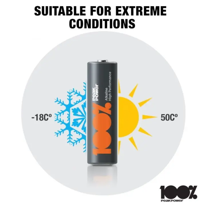 Gp 100% Peak Power Alkaline AA battery (pack of 10)