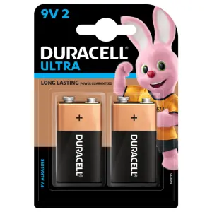 Duracell Ultra Alkaline 9V Batteries