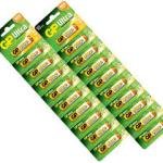 GP AA/10 Alkaline Battery (LR6, Pack of 10)