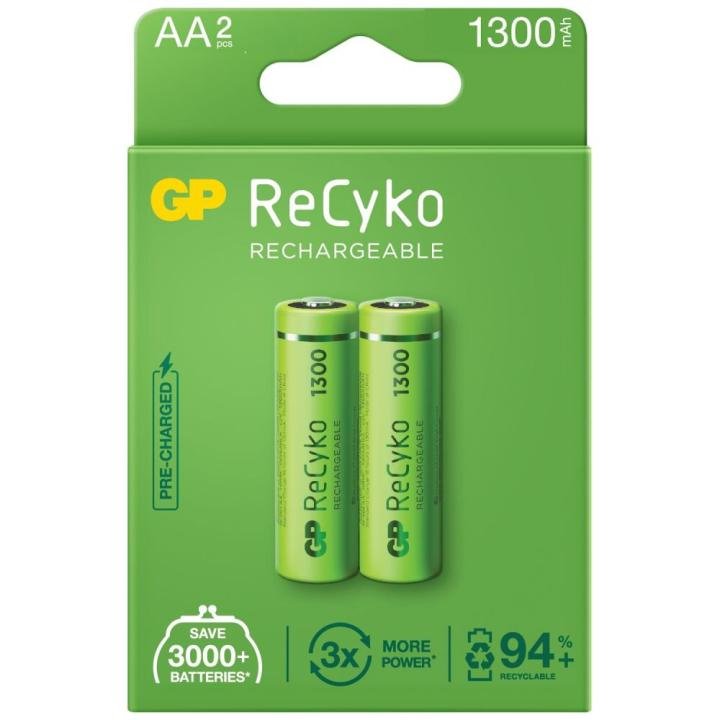 GP Rechargeable AA 1300Mah (pack of 2)