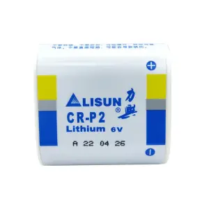LISUN CR-P2 DL223 6V 1500mAh Lithium Battery For Urinal Faucet Infrared Sensor Digital Camera Non-rechargeable