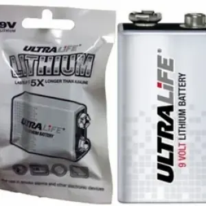 Ultralife U9VL-JPFP6 9V Lithium Battery