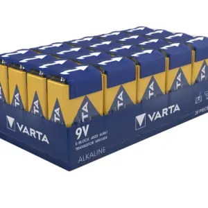 Varta Industrial Pro 9v Batteries -20 Pack